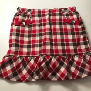 Falda de franela Gymboree 2010 nueva con etiquetas - talla 8 - Imagen 1 de 3
