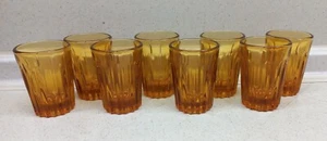 Honey-colored shot glass 1960s Russia Vodka 8 pcs. 40 ml - Picture 1 of 11