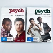 Psych : Season 3 & 5 (DVD, 2010) TV Crime Mystery Detective Series 3 5 Region 4