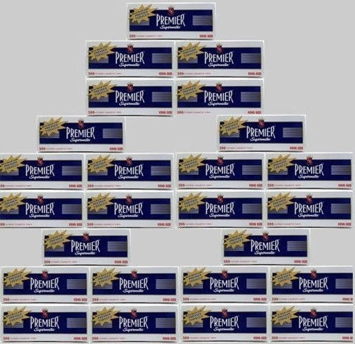 Premier Supermatic King Size Full Flavor Cigarette Filter Tubes 25 Boxes 3101-25 - Image 1 of 1