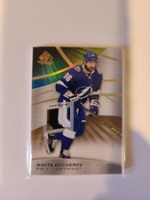 Nikita Kucherov 2019-20 SP GAME-USED PREMIUM PATCH #D 21/25 TAMPS BAY LIGHTNING 
