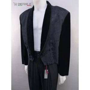 Abito Completo uomo NEOCLASSICO NAIF Nero TANGO MATADOR Vintage MADE IN ITALY - Foto 1 di 11