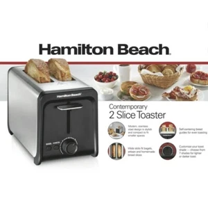 Stainless H.B. Wide Slot Toaster - Picture 1 of 2