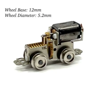 N/HOn30/HOe/009 Gauge Aru-Model NZ12S Locomotive Power Drive Chassis D5.2mm H0e - Image 1 of 4