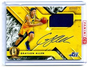 2018 Grayson Allen Panini Gold Standard /99 RPA RC Patch Auto Prizm GS Suns 226