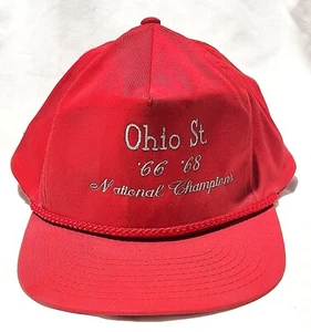 Vintage 1966 National Champions 1968 Ohio State Buckeyes Football Ball Cap Mütze - Bild 1 von 14