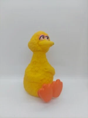 Brinquedo de vinil Big Bird Sesame Street Squeaky - Muppets - Funciona muito bem - Vintage 1979  - Imagem 1 de 4