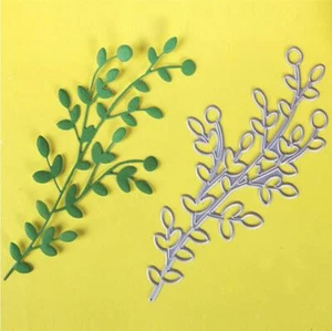 Plantillas de troqueles de corte de metal de hojas para hágalo usted mismo álbumes de recortes troquelados tarjetas de papel - Imagen 1 de 1