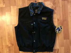 NWT Youth Child Vest Cowboys Of Faith Vest Size Large - Picture 1 of 6
