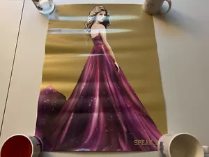 Taylor Swift Speak Now Glitzer Lithographie - BESCHÄDIGT - Bild 1 von 7