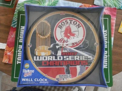 2007 Boston Red Sox Wall Clock vintage World Series Champions New MLB - Image 1 of 4