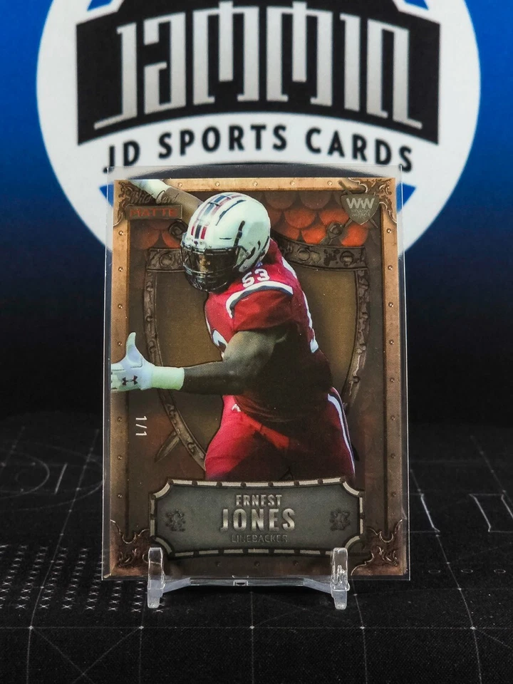 2021 Wild Card Matte Weekend Warrior Ernest Jones SSP 1/1 Rookie - Image 1 of 1