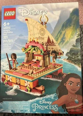 Disney Princess Moana's LEGO Wayfinding Boat Building Toy 43210 - BRAND NEW! - Image 1 of 4