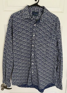 CHARLESTON THREADS Button Down Blue Boat Coastal Nautical Shirt Men's Size XL - Picture 1 of 4