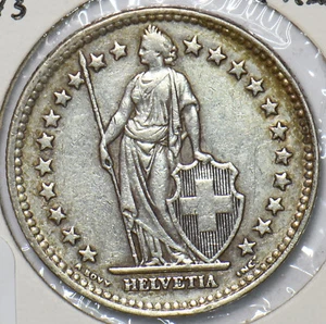Switzerland 1943 2 Francs 194726 combine shipping - Picture 1 of 2