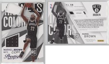 2014-15 Panini Prestige True Colors Materials Purple /199 Markel Brown Rookie RC