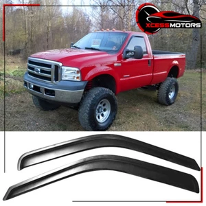 Fits 99-16 Ford F250 F550 Super Duty Standard Cab Side Window Visors Guard 2PCS - Picture 1 of 3