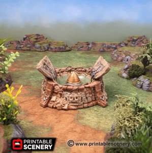 Ancient Missile Silo - Fantasy Terrain - Fantasy Jungle Tabletop Terrain - Picture 1 of 10