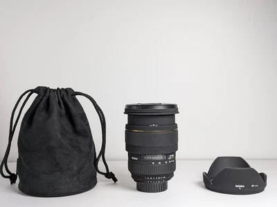 SIGMA 24-70mm f/2.8 EX DG Macro Lens for Nikon F [Near Mint w/Hood] From Japan - Image 1 of 4