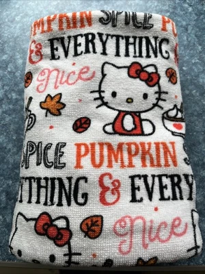 Toallas de mano Sanrio Hello Kitty Pumpkin Spice Everything 2 piezas nuevas Foto 1 de 2