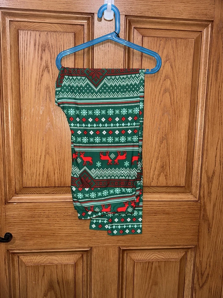 LuLaRoe NOVAS Leggings Férias Natal TC2 Alta E Curvilínea 2 Macia Amanteigada! - Imagem 1 de 1