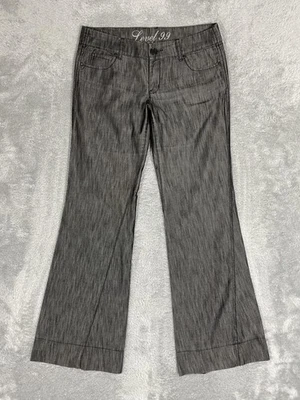 Pantalones de mezclilla acampanados grises Level 99 para mujer 30 elásticos informales tiro medio EE. UU. Foto 1 de 4
