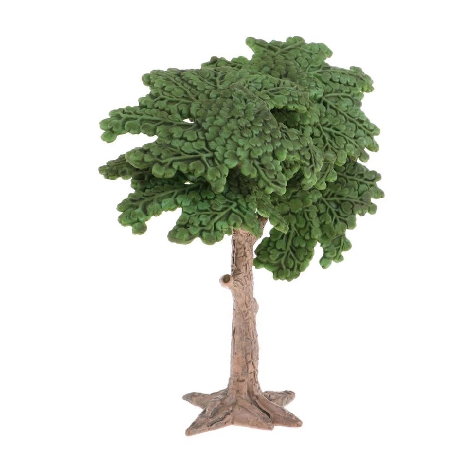 Arbres miniatures en plastique, paysage vert, aménagement paysager, ornements, - Photo 1/1
