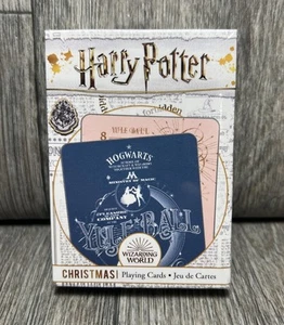 Harry Potter Wizarding World Christmas Yule Ball Playing Cards New Sealed - Picture 1 of 7