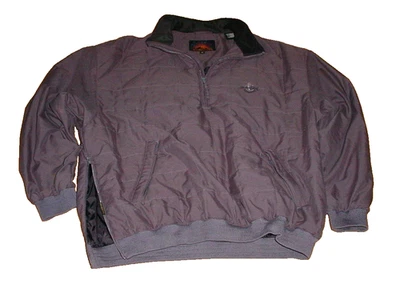 Chaqueta Pullover Acolchada Sun Mountain Golf Island Hills Club Logo Gris Para Hombres XL Foto 1 de 3