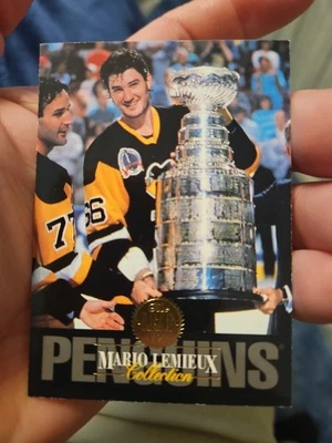 Hoja Hockey Colección Mario Lemieux 1993-94 #8 de 10 Foto 1 de 4