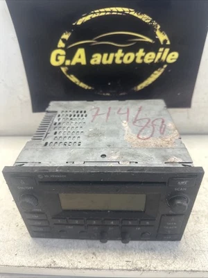 VW Golf 4 1J Passat 3BG B5 Original 6 Autoradio CD Radio 3B7035195A Code Fehlt - Bild 1 von 4