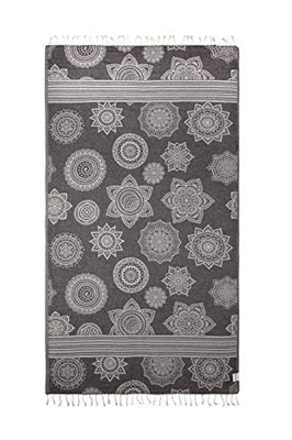 Turkish Bath & Beach Towel – Reversible Medallion Design - 100% Organic Turki... - Image 1 of 4