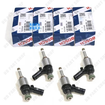 4PCS OEM Bosch Fuel Injectors For VW Tiguan AUDI A3 A4 Q5 TT 2.0L 06H906036G/E/P Foto 1 de 4