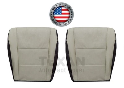 Cubierta de asiento de cuero sintético bronceado para Lexus RX450HL 2020 2021 conductor y pasajero Foto 1 de 4