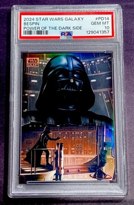 2024 Topps Star Wars Galaxy #PD14 BESPIN POWER OF THE DARK SIDE PSA 10 GEM MINT - Image 1 of 2