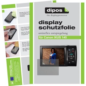 6x Screen Protector for Canon IXUS 145 Protection Anti Glare dipos - Picture 1 of 5