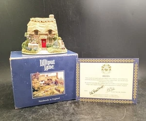 Lilliput Lane "Amberly Rose" #404 c 1996, With Deed & Box, SIGNED, Selling OBO - Picture 1 of 14
