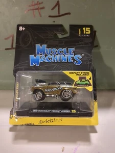1/64 Muscle Machines Series 3 1955 mad wagon Chevrolet Nomad Gasser - Picture 1 of 5