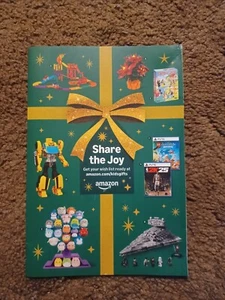 Amazon Share The Joy Kids Gifts Wish List Flier Toy Advertisement 2024 Christmas - Picture 1 of 4