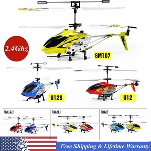 Mini RC Helicopter S107/U12S Remote Control Helicopter Phantom 3.5CH w/ Gyro Toy - Picture 1 of 40
