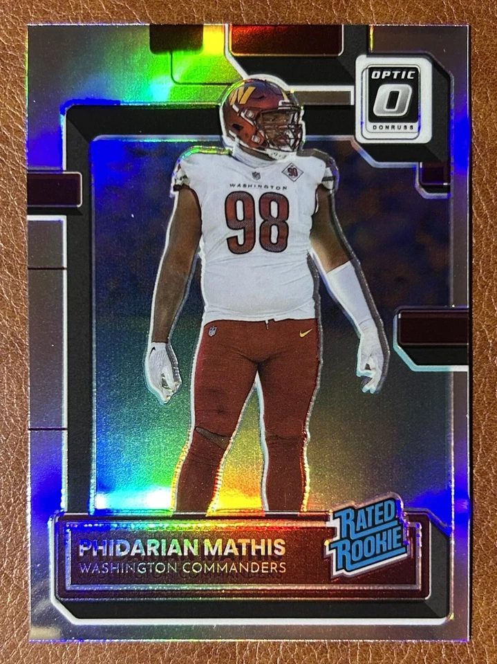 2022 Panini Donruss Optic Holo #268 Phidarian Mathis Commanders - Image 1 of 2