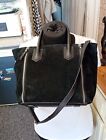 M&S Marks And Spencer Leather And Suede Large Handbag Tote Cross Body...