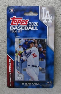 Topps 2020 Los Angeles Dodgers conjunto de 17 cartas sellado equipo LA WORLD SERIES CHAMPIONS - Imagen 1 de 5