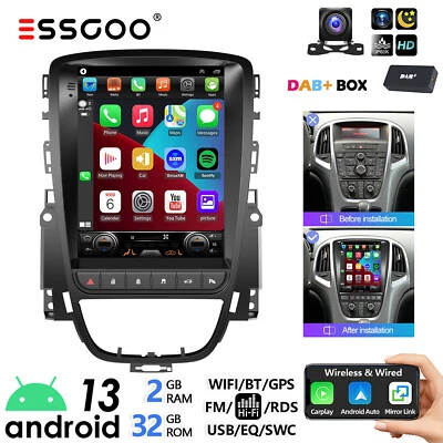 DAB+ Android 13 Carplay Autoradio GPS WIFI Kamera Für Opel Astra J Buick Excelle - Bild 1 von 4