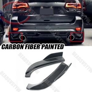 For Jeep Grand Cherokee SRT Carbon Fiber Rear Bumper Side Corner Splitter Aprons