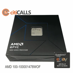 AMD 100-100001478WOF EPYC 4464P Dodeca-core (12 Core) 3.70 GHz Processor - Picture 1 of 4