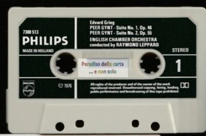 EDVARD GRIEG, ENGLISH CHAMBER ORCHESTRA - PHILIPS 7300 513 MUSICASSETTA STEREO 7 - Picture 1 of 2