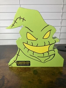 Nightmare Before Christmas -Oogie Boogie And Light Up- Wood LED Sign Desktop - Picture 1 of 6