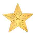Valcambi Suisse 5 Gram 5 x 1 g .9999 Gold CombiBar™ Star Capsule In Assay Book