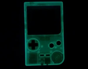 MINT Nintendo GameBoy Pocket GLOW IN THE DARK System Green Famitsu Yellow button - Picture 1 of 6